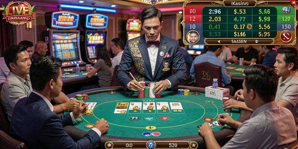 Screenshot menunjukkan karakter seru dalam aksi.