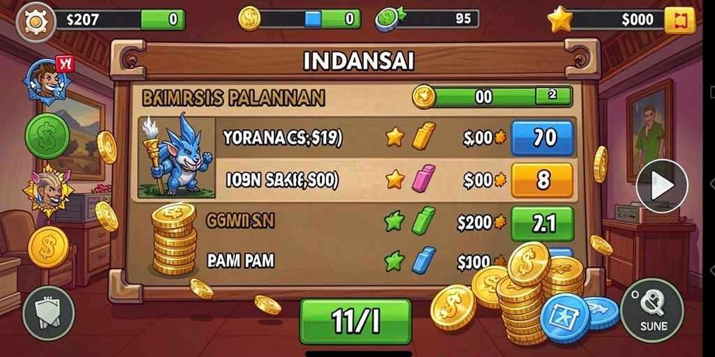 Tampilan grafis yang memukau dan penuh warna.