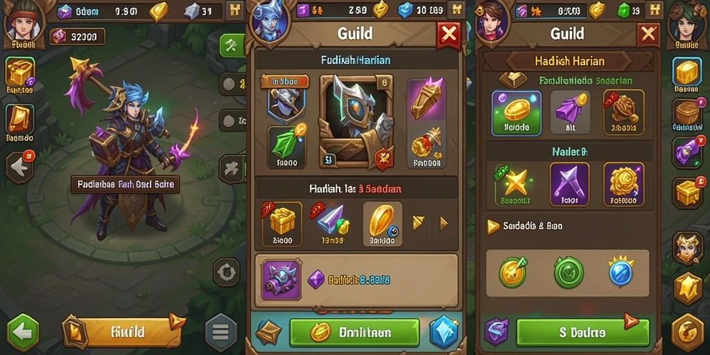 Tampilan grafik yang memukau pada permainan slot.