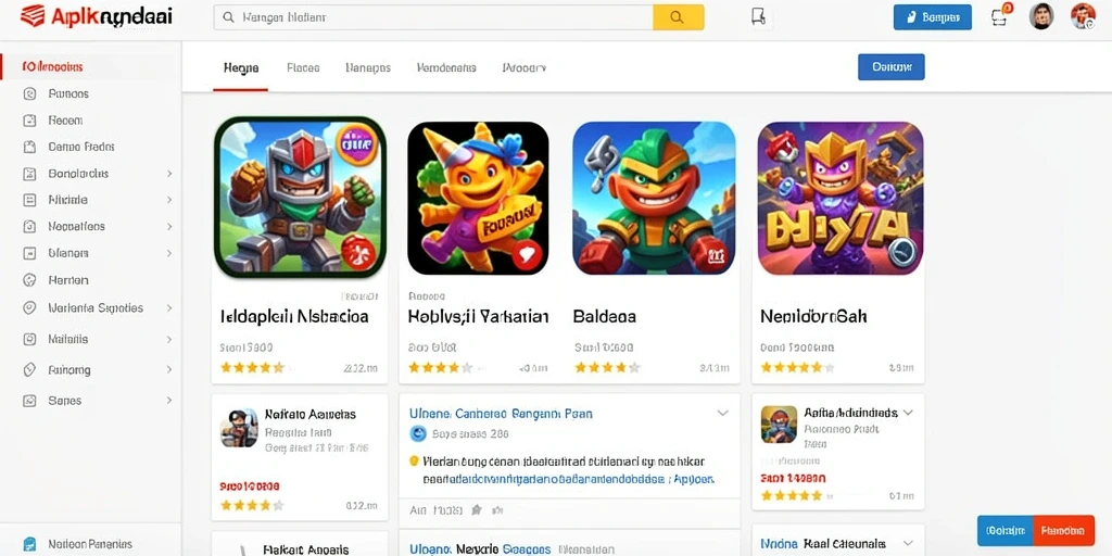 Screenshot menunjukkan antarmuka permainan yang menarik.