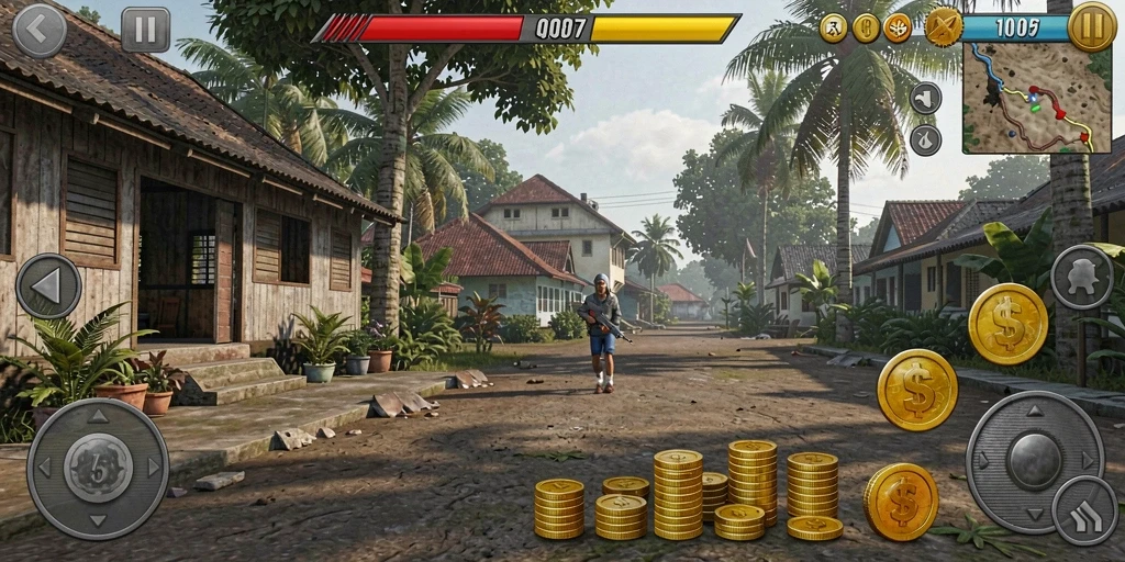 Tampilan utama JKTWIN yang menarik dan interaktif.
