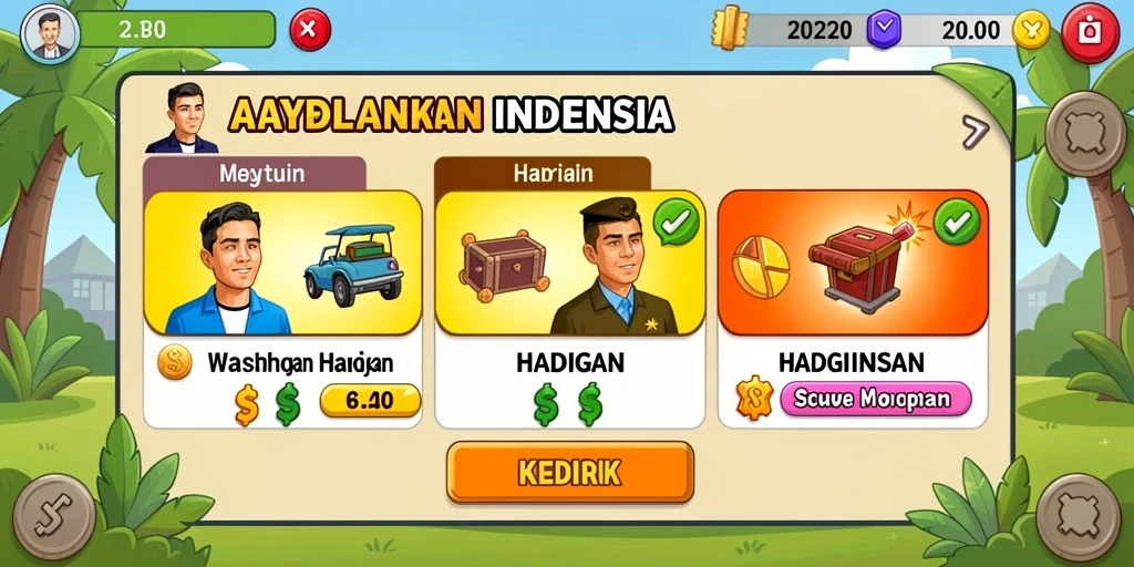 Tampilan antarmuka game KIKOTOTO yang menarik.