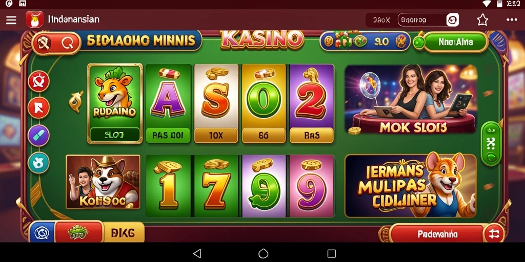 Tampilan awal aplikasi OLX888 yang menarik.