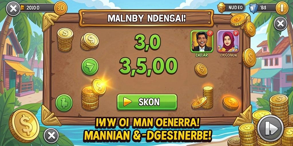 Screenshot menunjukkan tampilan utama game OVO99.