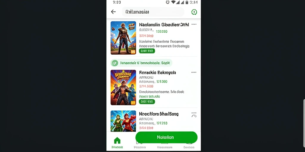 Tampilan grafis yang memukau di dalam game.