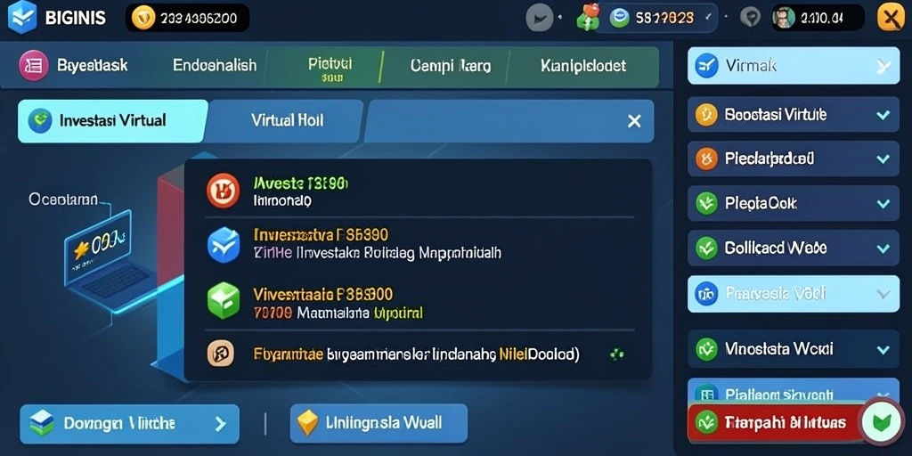 Menyajikan karakter utama yang siap berpetualang.