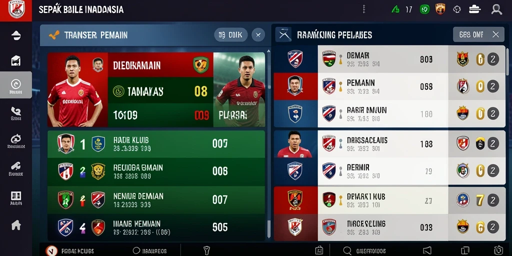 Tampilan menu utama V98 yang menarik dan mudah dinavigasi.